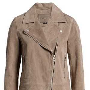 Blank NYC Suede Moto Jacket - Midnight Toker